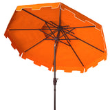 SAFAVIEH Outdoor Livia 9Ft Double Top Market Umbrella, Base Not Included