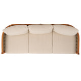 SAFAVIEH Outdoor Living Amanda 3 Seater Sofa. - 76Wx30Dx25H