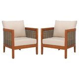 SAFAVIEH Outdoor Living Amanda Chair [SET of 2] - 28Wx30Dx25H