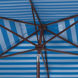 SAFAVIEH Outdoor Living Athens 6.5 x 10-foot Rectangular Crank Umbrella