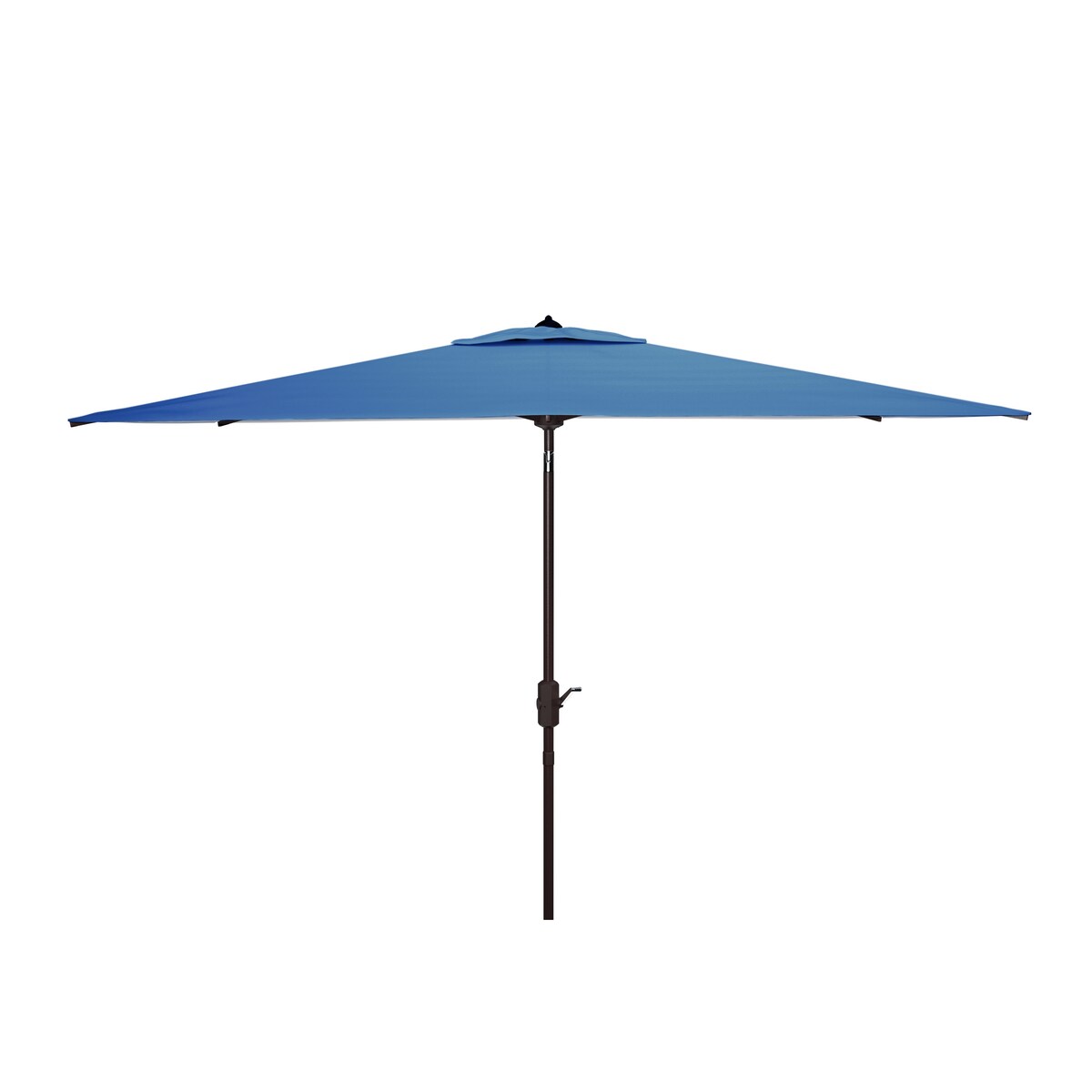 SAFAVIEH Outdoor Living Athens 6.5 x 10-foot Rectangular Crank Umbrella