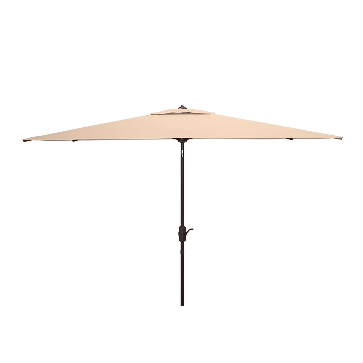 SAFAVIEH Outdoor Living Athens 6.5 x 10-foot Rectangular Crank Umbrella