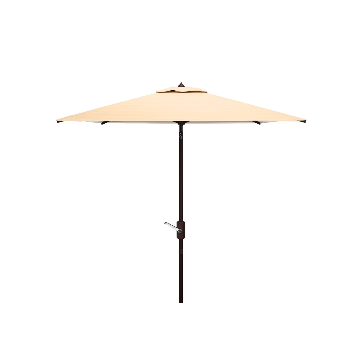 SAFAVIEH Outdoor Living Athens 7.5-foot Square Crank Umbrella