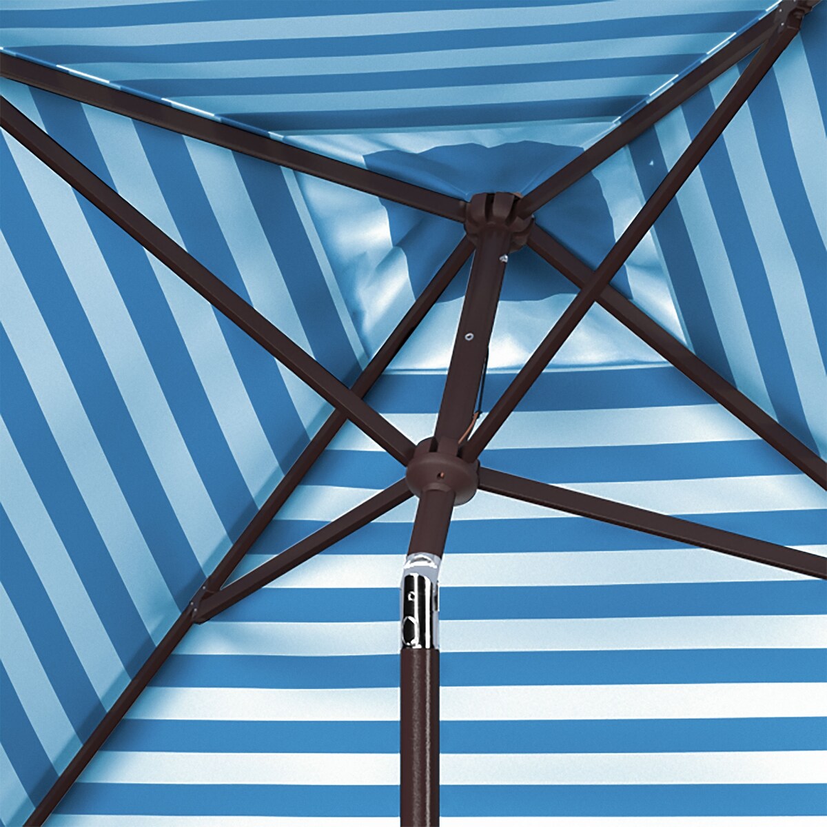 SAFAVIEH Outdoor Living Athens 7.5-foot Square Crank Umbrella