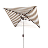 SAFAVIEH Outdoor Living Athens 7.5-foot Square Crank Umbrella