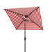 SAFAVIEH Outdoor Living Athens 7.5-foot Square Crank Umbrella