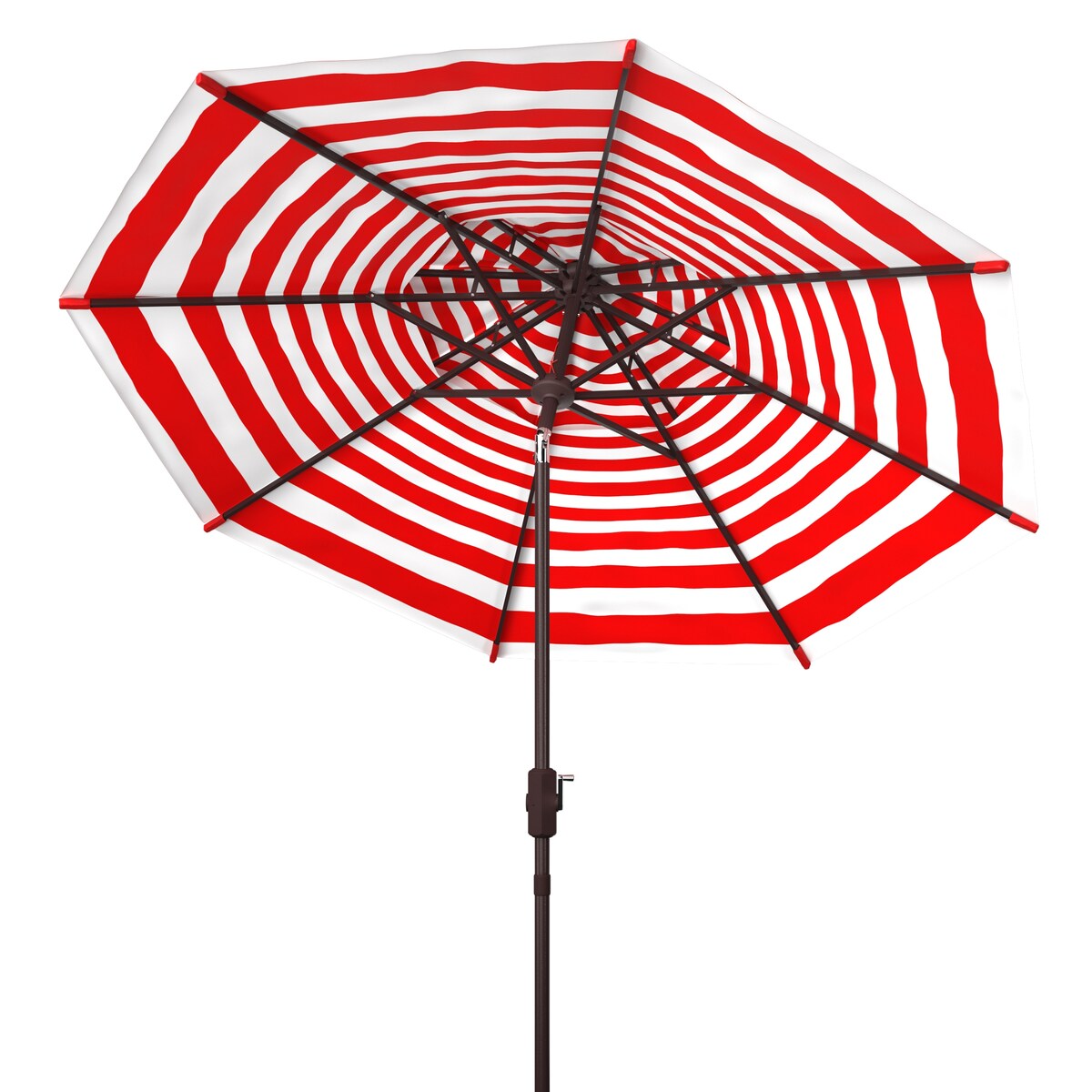 SAFAVIEH Outdoor Living Athens 9-foot Double Top Crank Umbrella