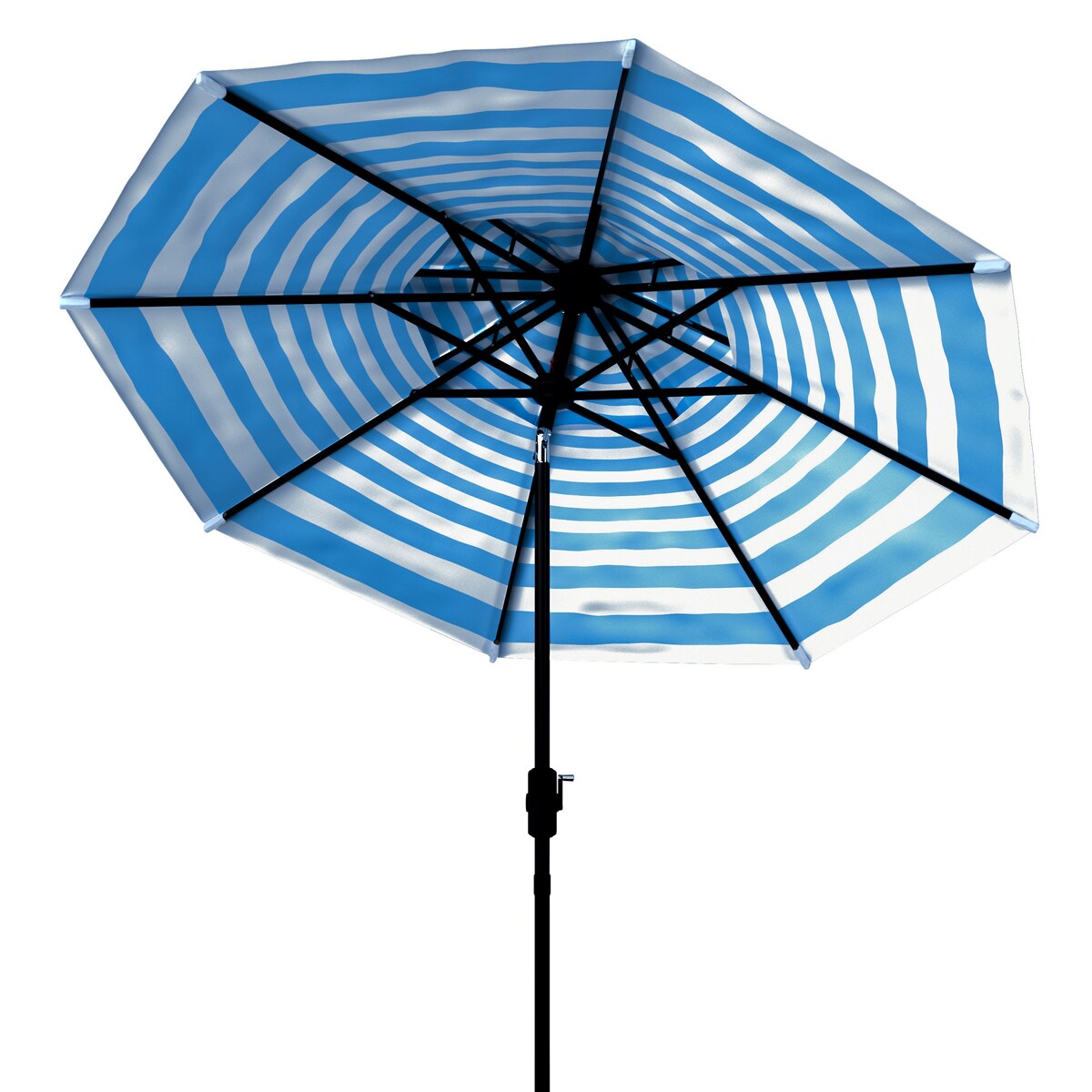 SAFAVIEH Outdoor Living Athens 9-foot Double Top Crank Umbrella