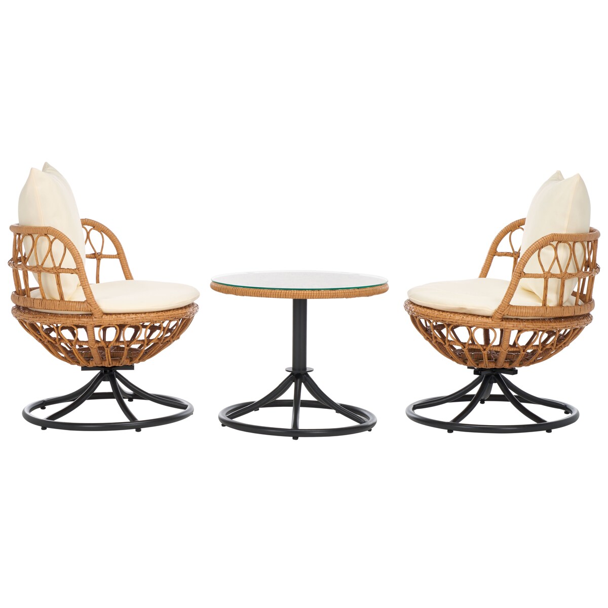 SAFAVIEH Outdoor Living Colby 3-Piece Set - 23Wx24Dx25H