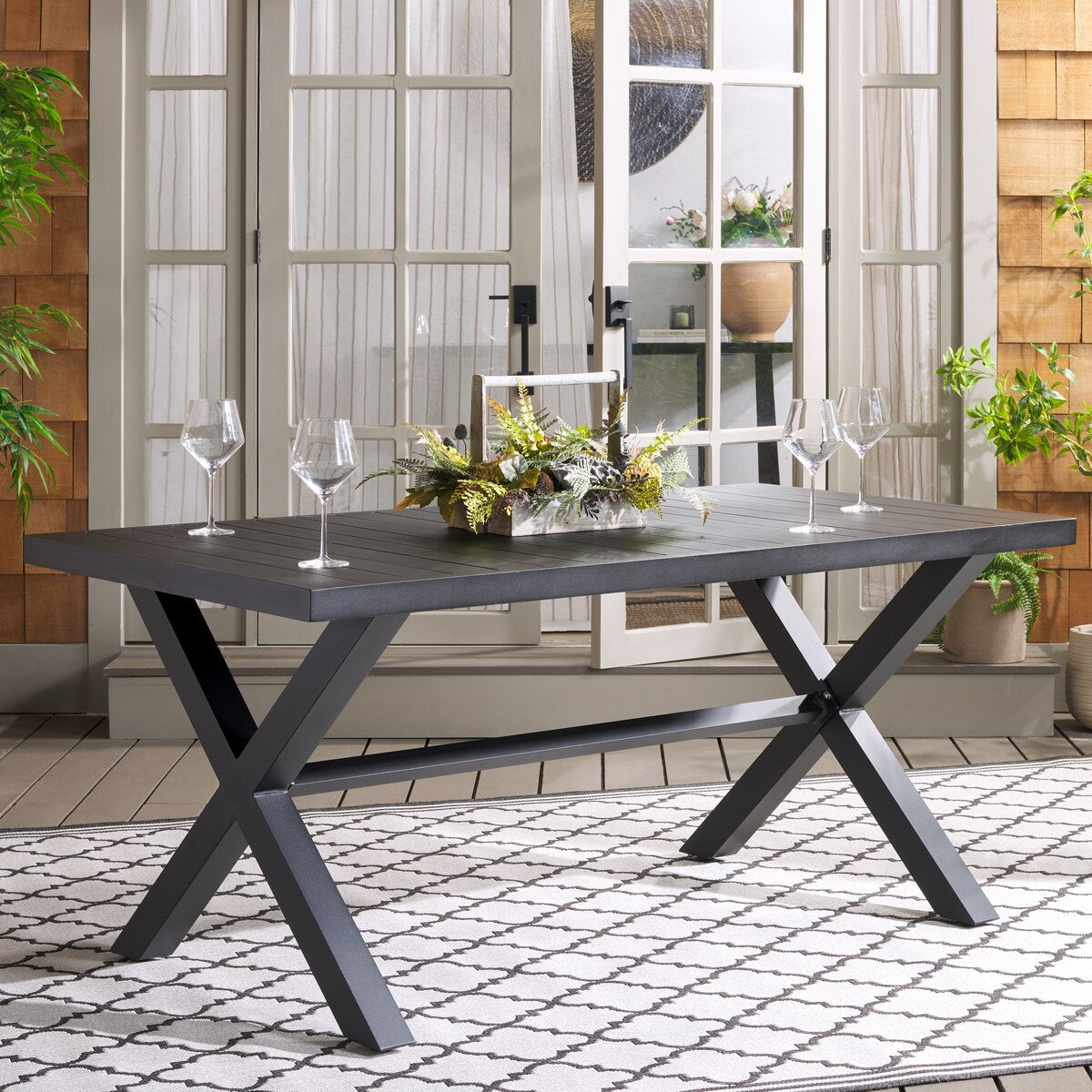 SAFAVIEH Outdoor Living Core Dining Table - 35Wx68Dx30H