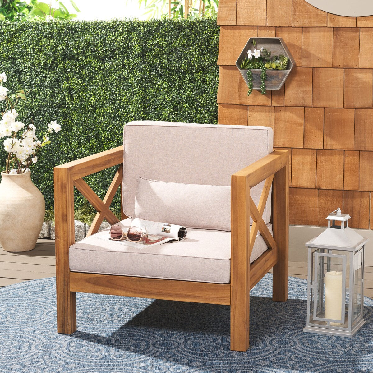 SAFAVIEH Outdoor Living Crewe Chair - 30Wx30Dx31H