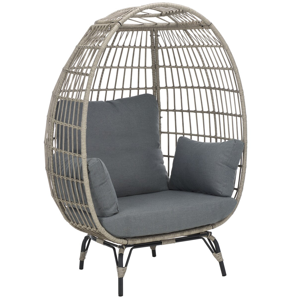 SAFAVIEH Outdoor Living Emmett Egg Chair - 40Wx35Dx60H