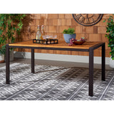 SAFAVIEH Outdoor Living Guthrie Dining Table - 59Wx35Dx30H