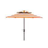 SAFAVIEH Outdoor Living Iris Fashion Line 9-foot Double Top Umbrella