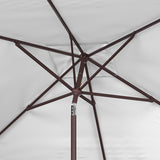 SAFAVIEH Outdoor Living Kamen 6.5 x 10-foot Rectangular Market Umbrella