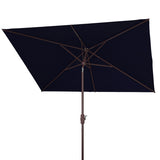 SAFAVIEH Outdoor Living Kamen 6.5 x 10-foot Rectangular Market Umbrella