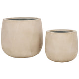 SAFAVIEH Outdoor Living Kane Planter Pot [SET of 2] - 16Wx16Dx14