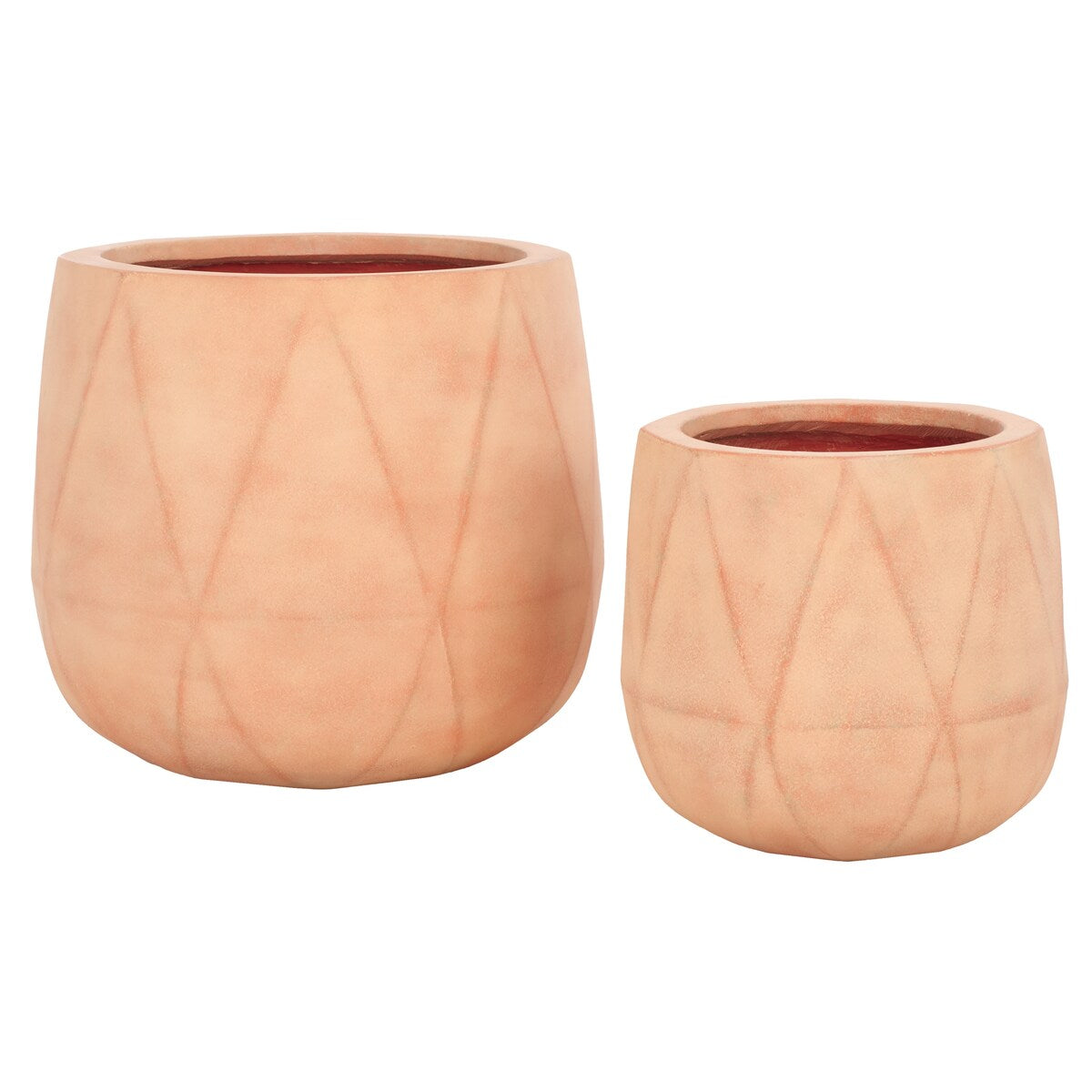 SAFAVIEH Outdoor Living Kane Planter Pot [SET of 2] - 16Wx16Dx14