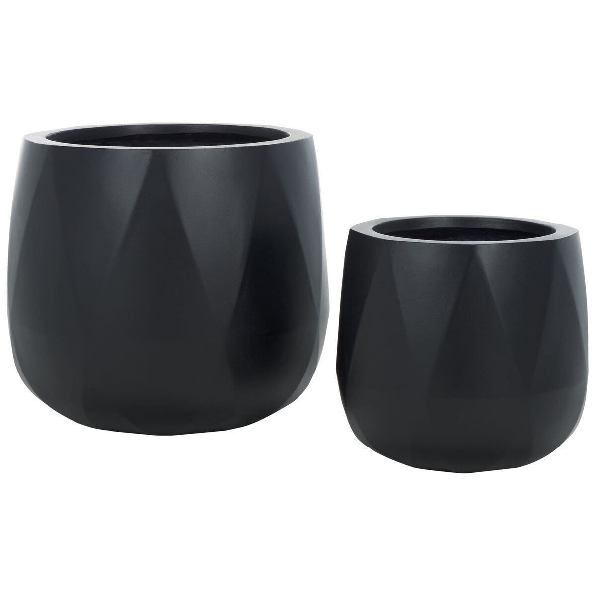 SAFAVIEH Outdoor Living Kane Planter Pot [SET of 2] - 16Wx16Dx14