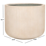 SAFAVIEH Outdoor Living Lucca Large Planter Pot - 23Wx23Dx18