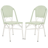 SAFAVIEH Outdoor Living Oliver 17-inch Bistro Chair [SET of 2] - 18Wx22Dx35H