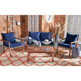 SAFAVIEH Outdoor Living Reid 4-Piece Living Set - 53Wx29Dx33H