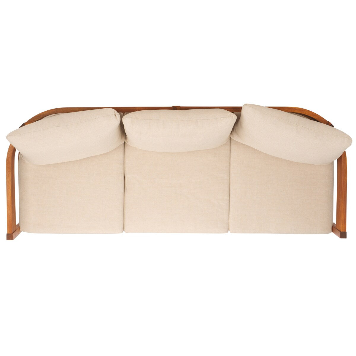 SAFAVIEH Outdoor Living Theo 3 Seater Sofa. - 76Wx30Dx25H