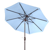 SAFAVIEH Outdoor Living UV Resistant Ortega 9-foot Auto Tilt Crank Umbrella