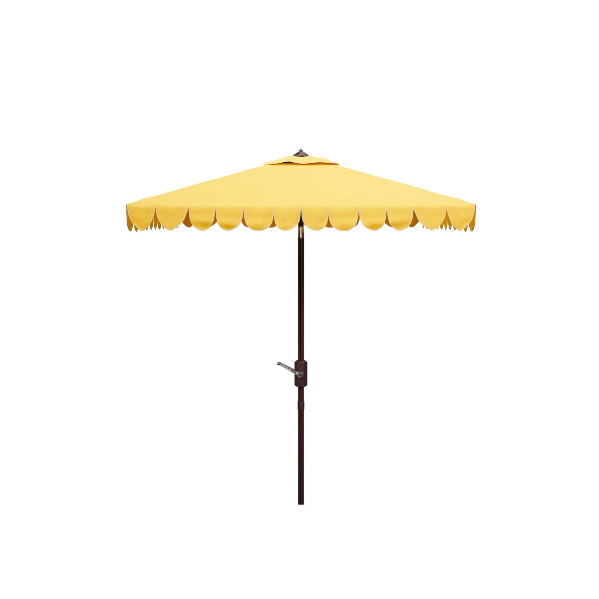 SAFAVIEH Outdoor Living Venice 7.5-foot Square Crank Umbrella