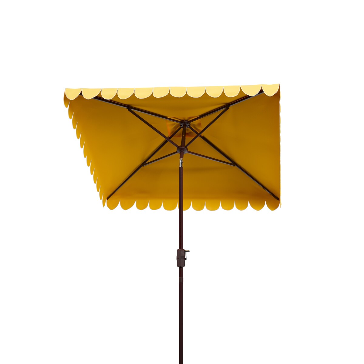 SAFAVIEH Outdoor Living Venice 7.5-foot Square Crank Umbrella