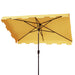 SAFAVIEH Outdoor Living Zimmerman 6.5 x 10-foot Rectangularangular Market Umbrella