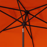 SAFAVIEH Outdoor Living Zimmerman 6.5 x 10-foot Rectangularangular Market Umbrella