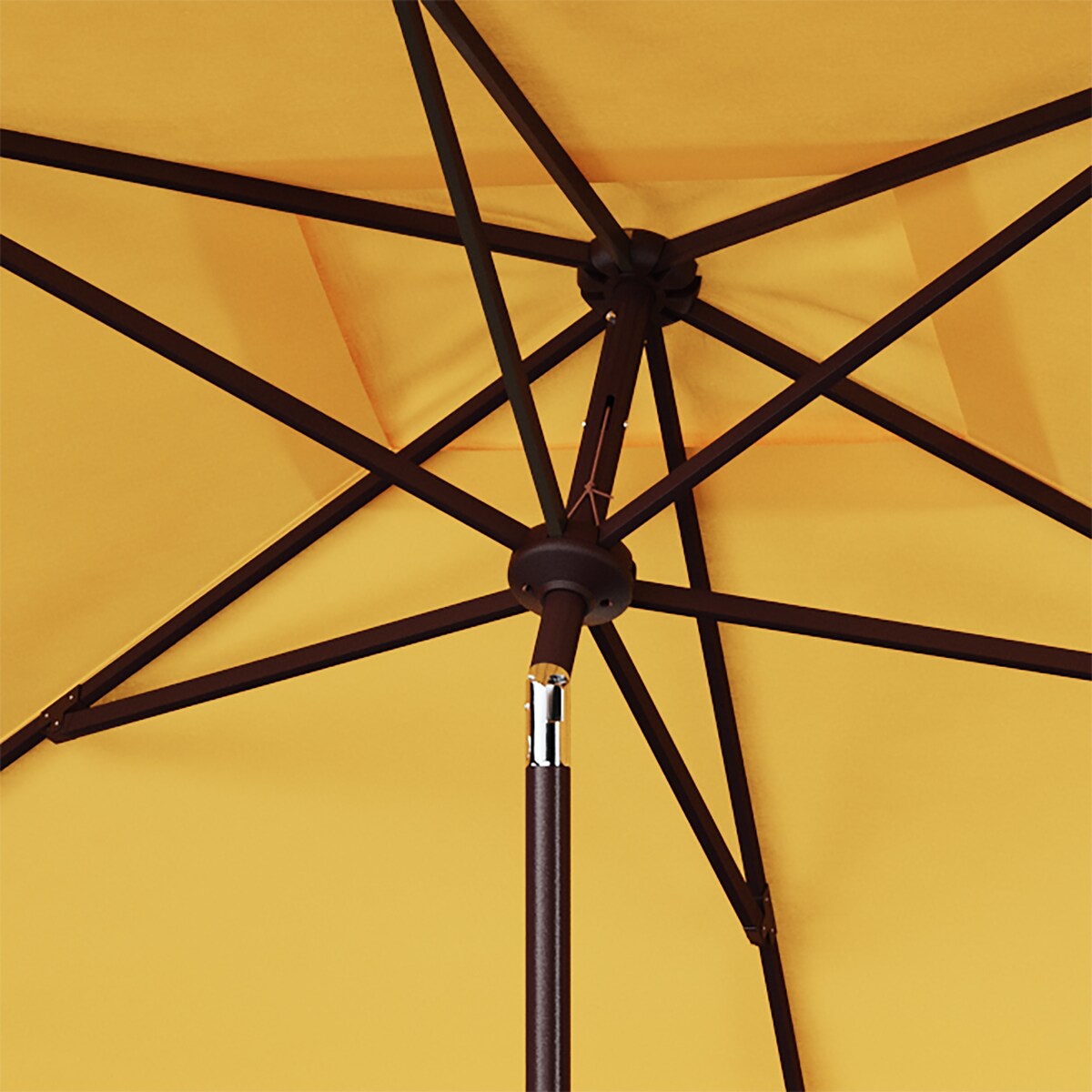 SAFAVIEH Outdoor Living Zimmerman 6.5 x 10-foot Rectangularangular Market Umbrella