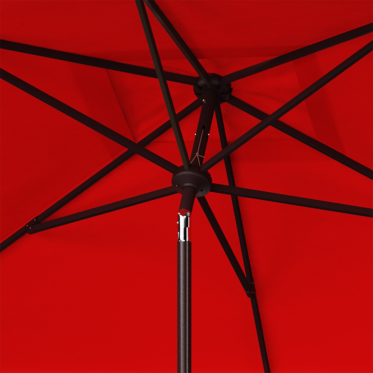 SAFAVIEH Outdoor Living Zimmerman 6.5 x 10-foot Rectangularangular Market Umbrella