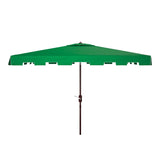 SAFAVIEH Outdoor Living Zimmerman 6.5 x 10-foot Rectangularangular Market Umbrella