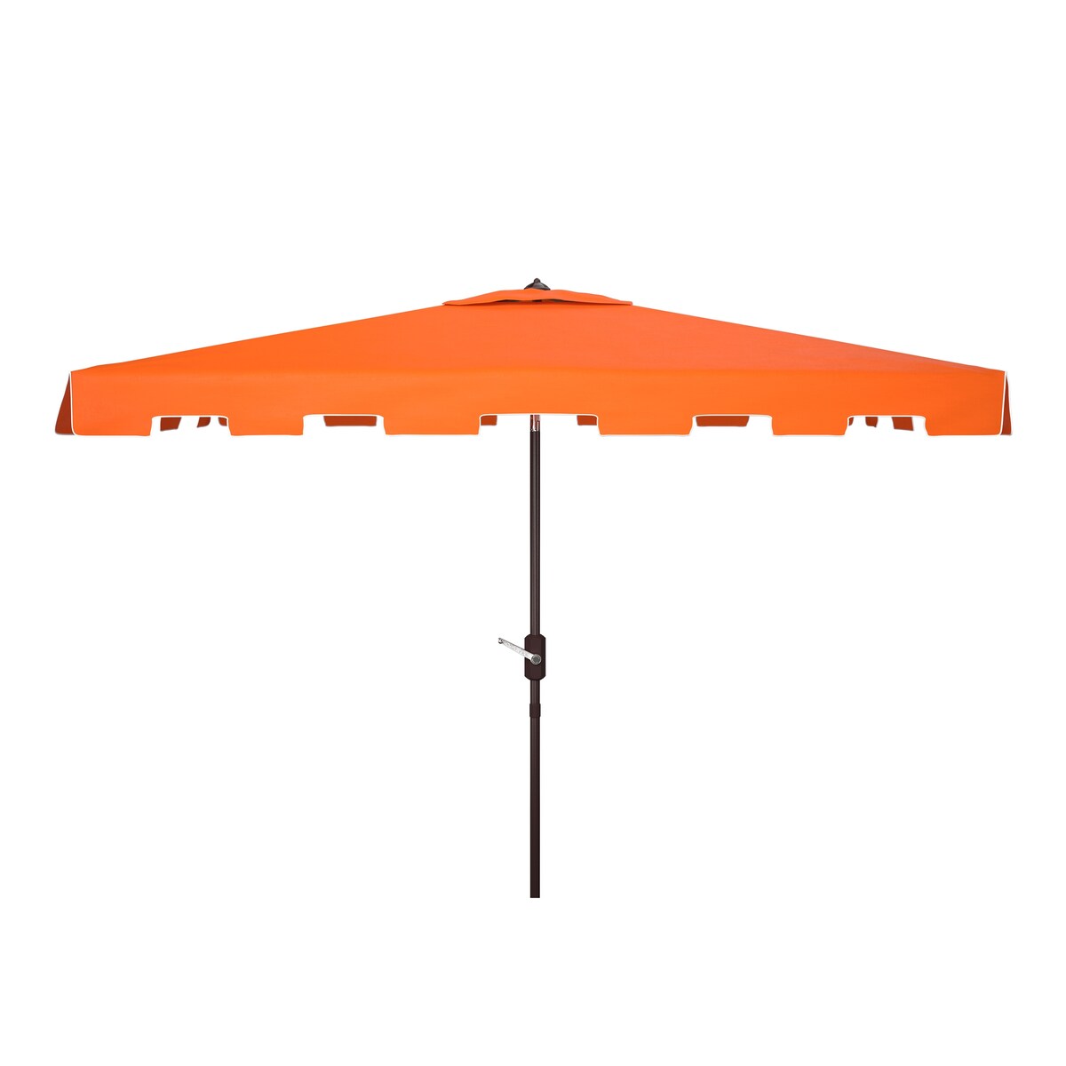 SAFAVIEH Outdoor Living Zimmerman 6.5 x 10-foot Rectangularangular Market Umbrella