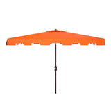 SAFAVIEH Outdoor Living Zimmerman 6.5 x 10-foot Rectangularangular Market Umbrella