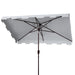 SAFAVIEH Outdoor Living Zimmerman 6.5 x 10-foot Rectangularangular Market Umbrella