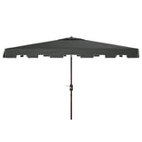 SAFAVIEH Outdoor Living Zimmerman 6.5 x 10-foot Rectangularangular Market Umbrella