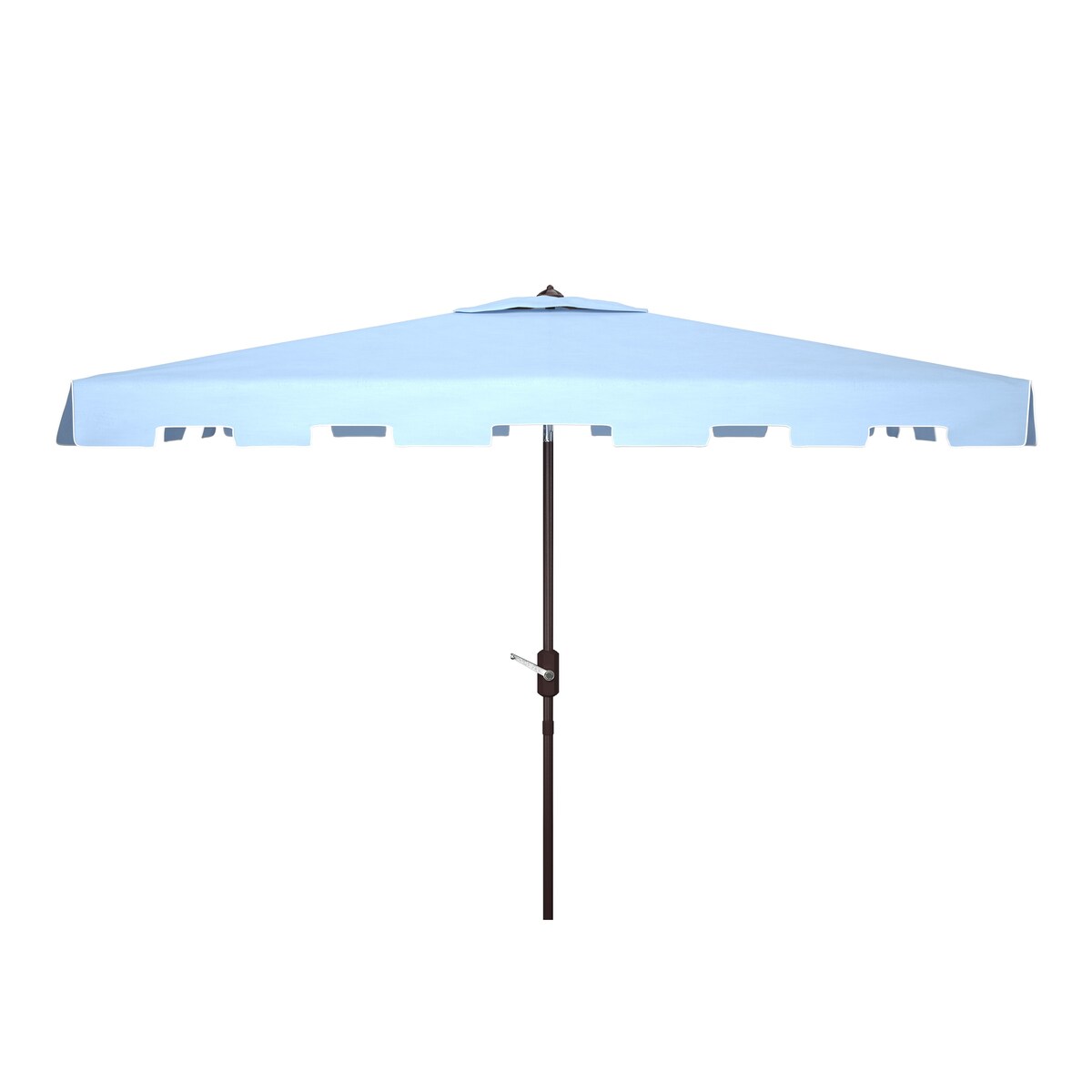 SAFAVIEH Outdoor Living Zimmerman 6.5 x 10-foot Rectangularangular Market Umbrella