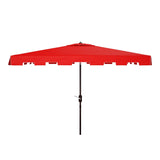 SAFAVIEH Outdoor Living Zimmerman 6.5 x 10-foot Rectangularangular Market Umbrella