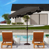 SAFAVIEH Outdoor Living Zimmerman 7.5-foot Square Market Umbrella