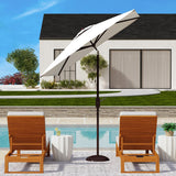 SAFAVIEH Outdoor Living Zimmerman 7.5-foot Square Market Umbrella