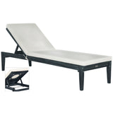 SAFAVIEH Outdoor Lotte Chaise Lounge Chair - 24Wx74Dx15H