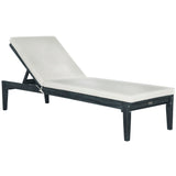 SAFAVIEH Outdoor Lotte Chaise Lounge Chair - 24Wx74Dx15H