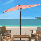 SAFAVIEH Outdoor Manorama Fashion Line 6.5 x 10 Ft Rectangle Umbrella