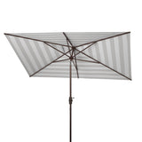 SAFAVIEH Outdoor Manorama Fashion Line 6.5 x 10 Ft Rectangle Umbrella