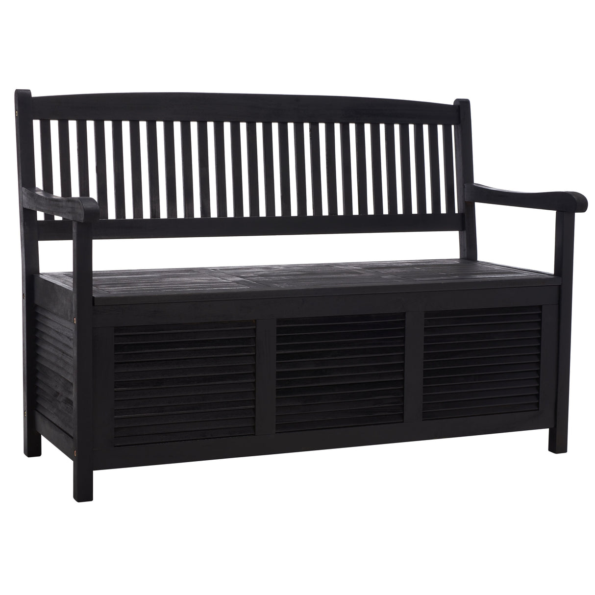 SAFAVIEH Outdoor Melany Storage Bench - 50Wx24Dx35H