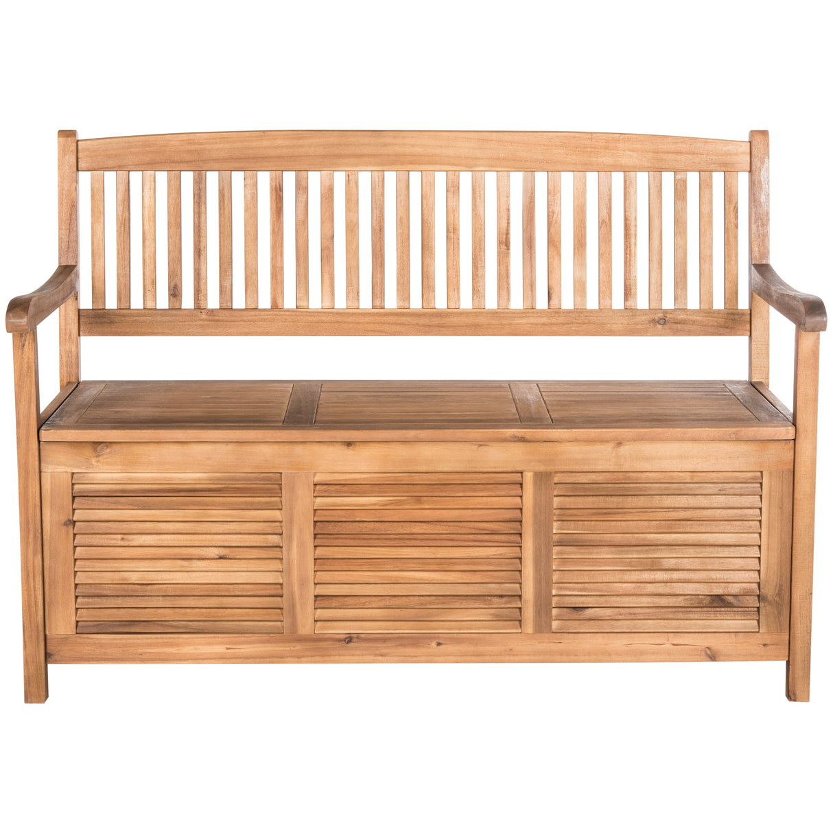 SAFAVIEH Outdoor Melany Storage Bench - 50Wx24Dx35H