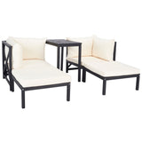 SAFAVIEH Outdoor Melinija 5-Piece Sectional Set - 27W x 27D x 27H